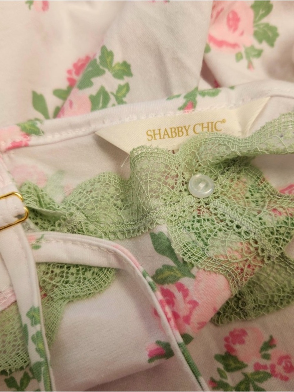 NWT SHABBY CHIC SMALL FLORAL PAJAMA
LOUNGE SET - Picture 7 of 8